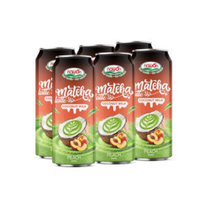 can 500ml 16 9 fl oz silky coconut milk matcha latte delicate peach notes light fragrant sweetness (3)