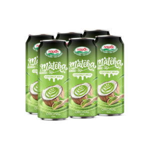 can 500ml 16 9 fl oz smooth matcha latte made with 100 percent coconut milk clean creamy taste gentle matcha aroma (3)