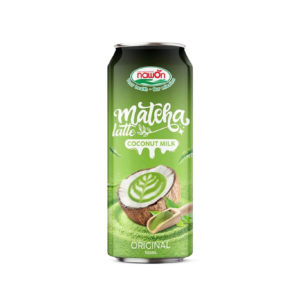 can 500ml 16 9 fl oz smooth matcha latte made with 100 percent coconut milk clean creamy taste gentle matcha aroma