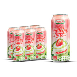canned 500ml 16 9 fl oz matcha latte with milk and strawberry for a soft creamy finish (3)