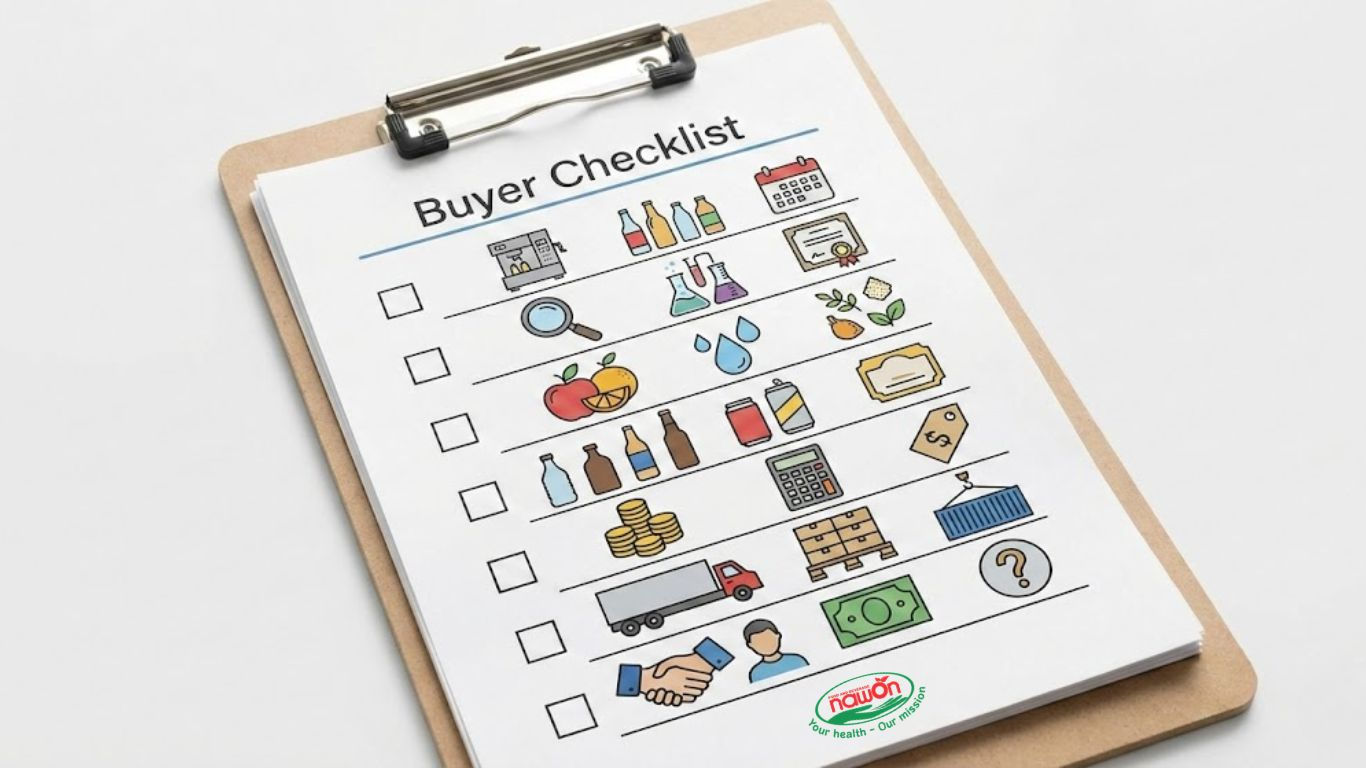 Buyer checklist Private label vs white label beverage
