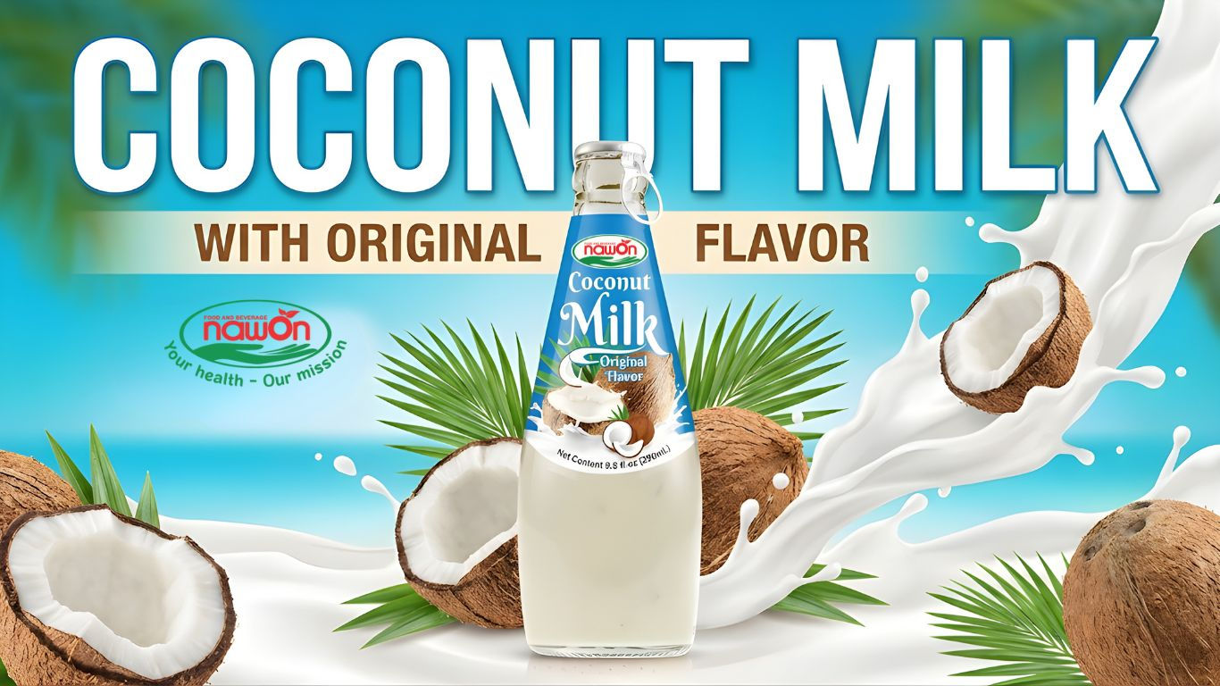 coconut milk with original flavor coconut milk with original flavor