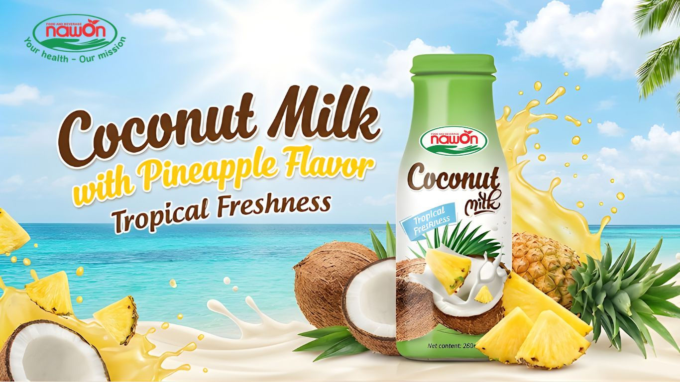 coconut milk with pineapple flavor coconut milk with pineapple flavor