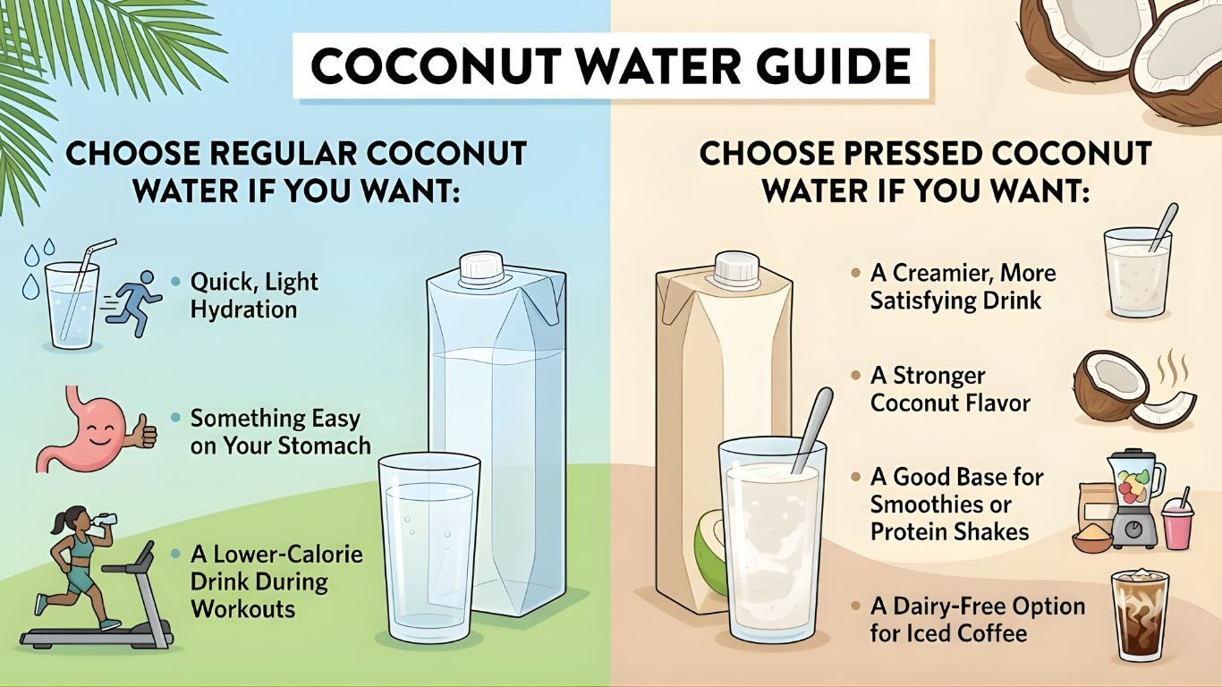 Pressed Coconut Water Vs Regular Coconut Water: What’s The Difference