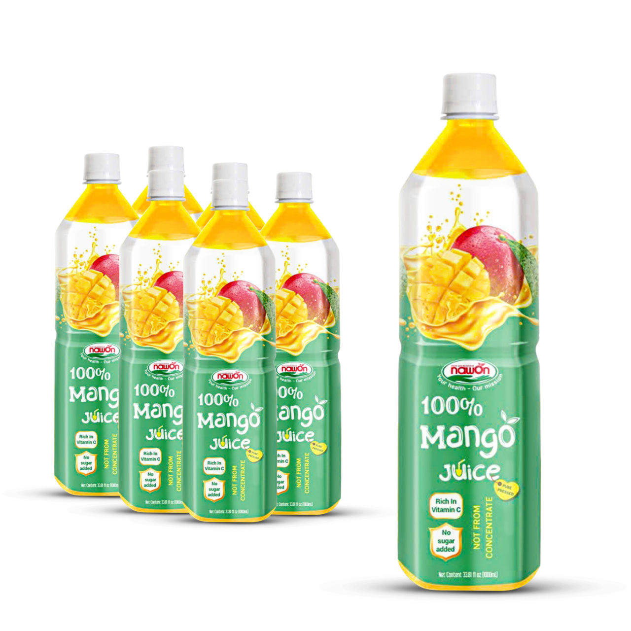 100% NFC Mango Juice Drink Made From Real Fruit