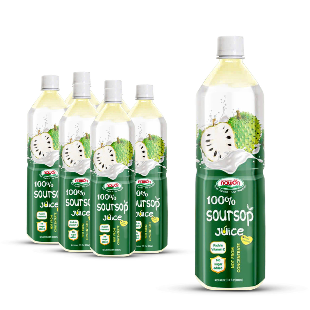 100% NFC Soursop Juice Drink Made From Real Fruit