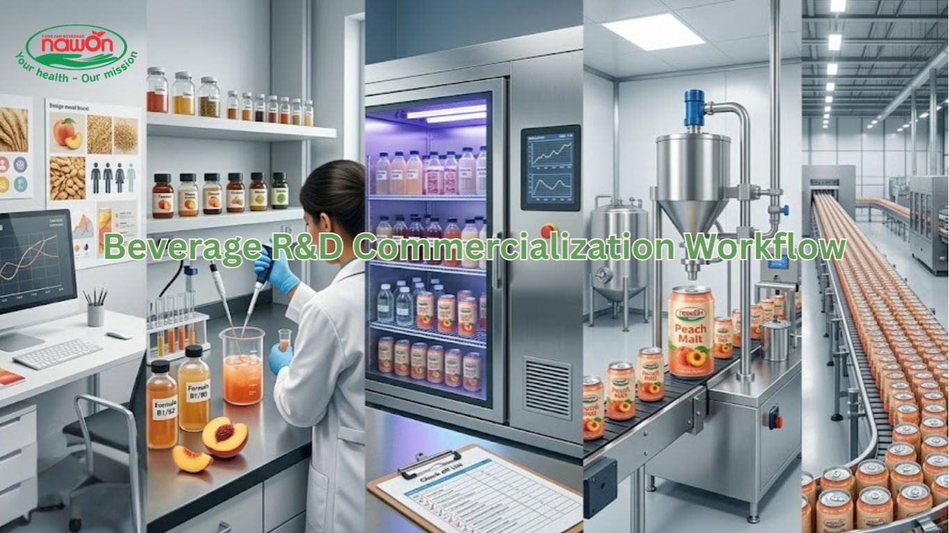 Beverage R&D Commercialization Workflow Beverage R&D Commercialization Workflow