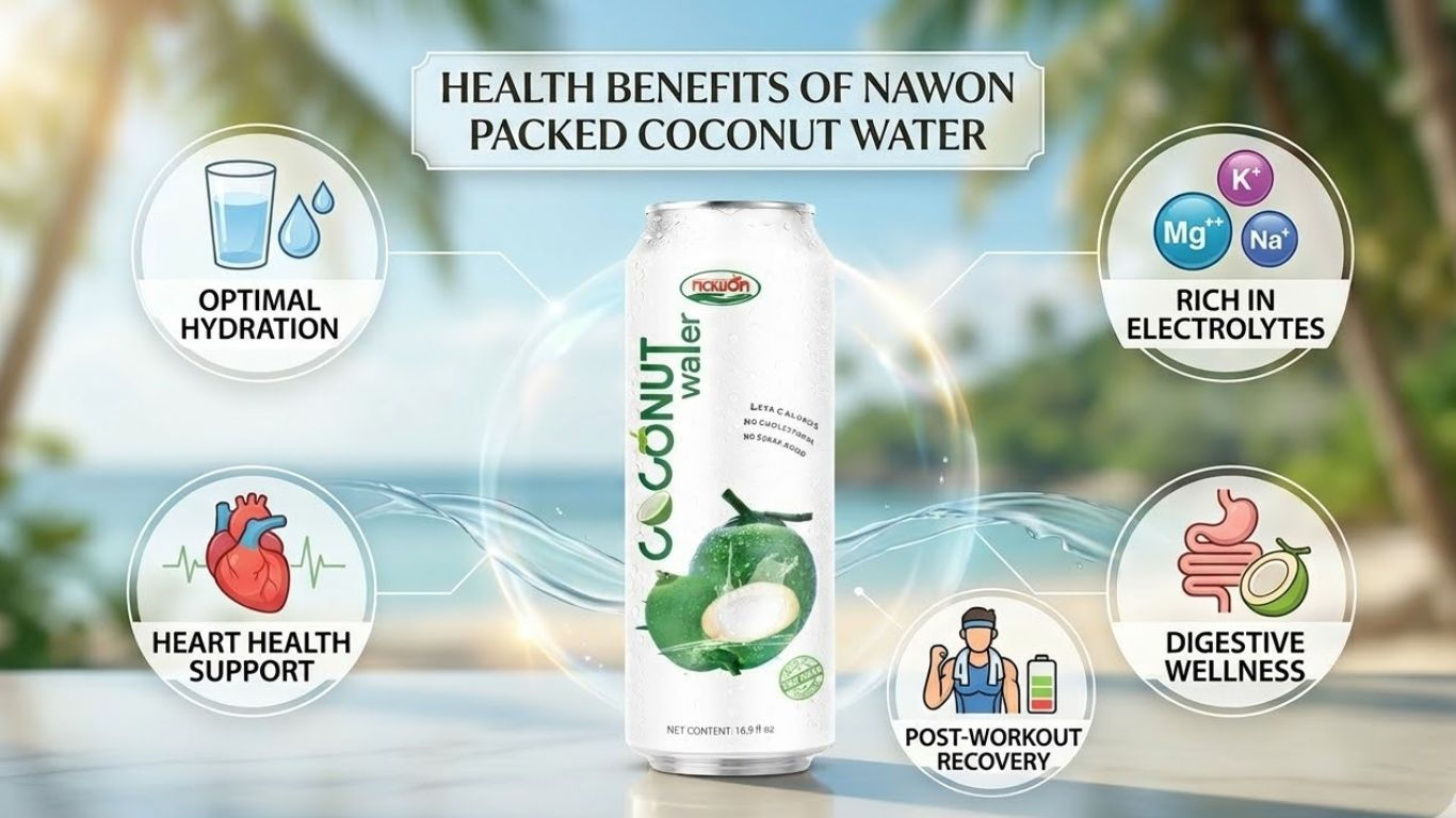Health Benefits of Packed Coconut Water