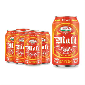 Peach Malt Drink Combines Soft Fruit Notes With Smooth Malt For Enjoyment (2)