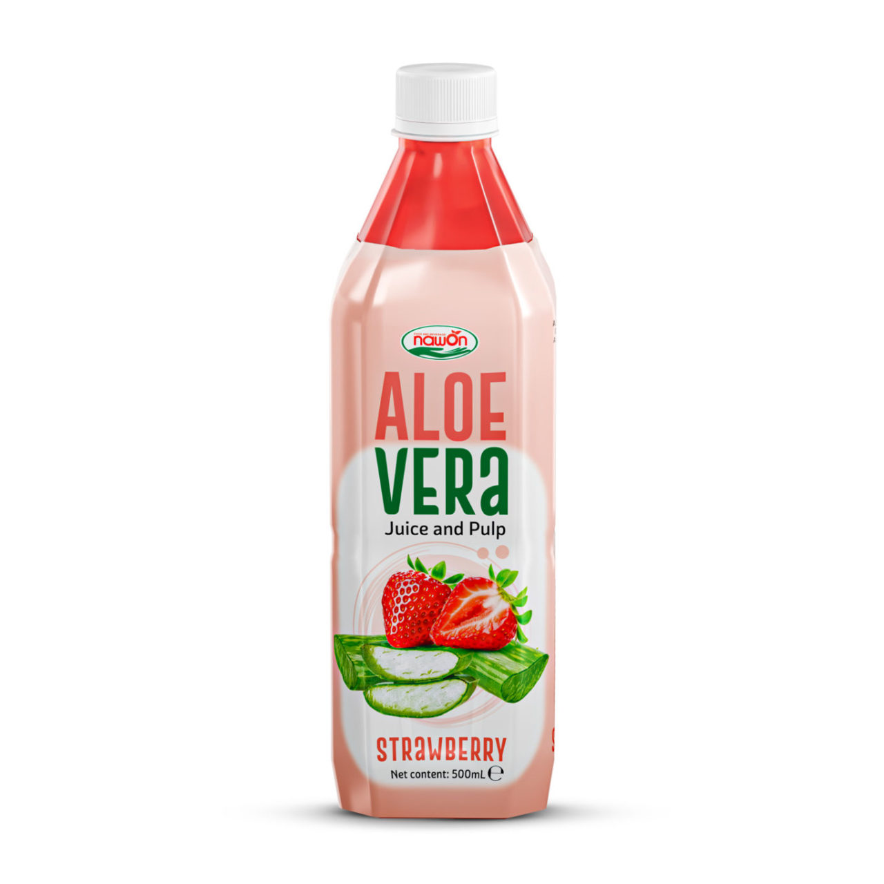 Strawberry Aloe Vera Combines Real Juice And Pulp With Soft Fruity Cooling Freshness