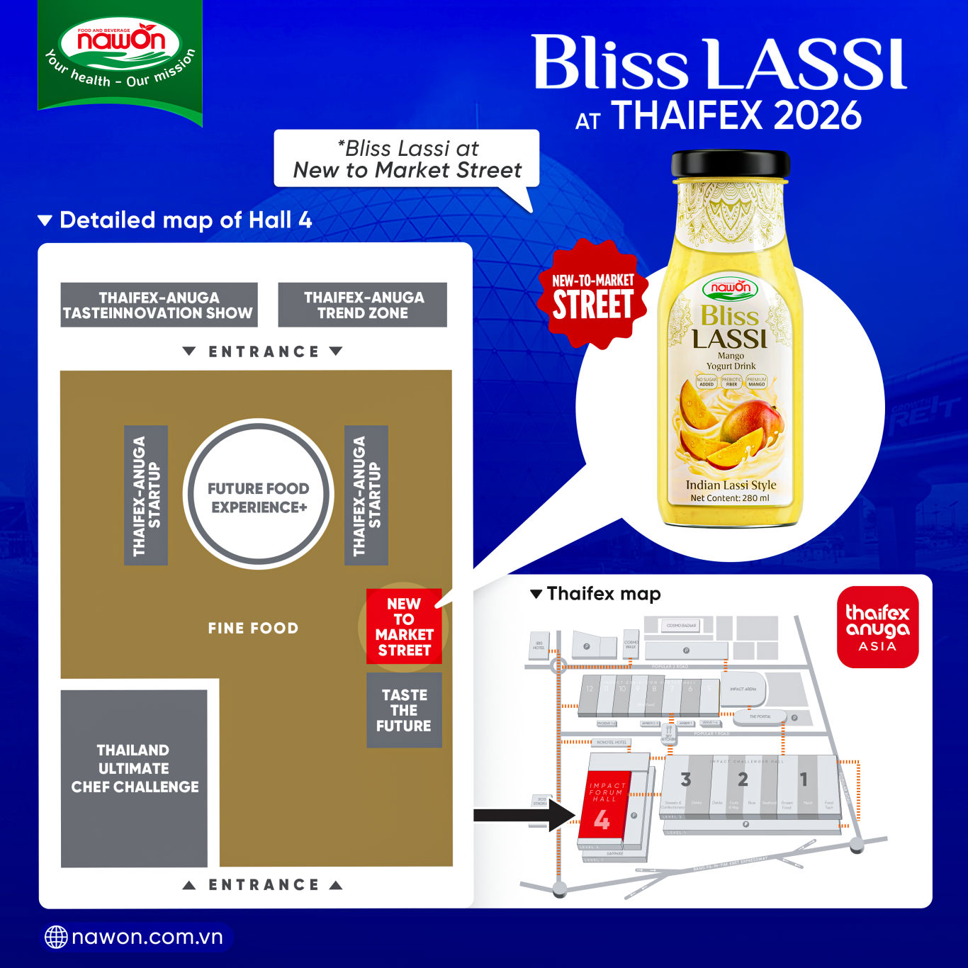 nawon launches bliss lassi featured at hall 4 new to market zone at thaifex anuga asia 2026 3 Nawon launches bliss lassi featured at hall 4 new to market zone at thaifex anuga asia 2026 3