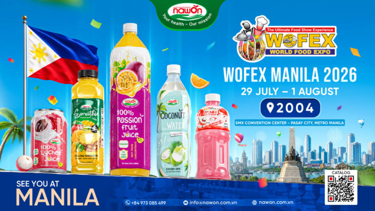 Nawon Highlights Private Label Beverage Capabilities at WOFEX Manila 2026