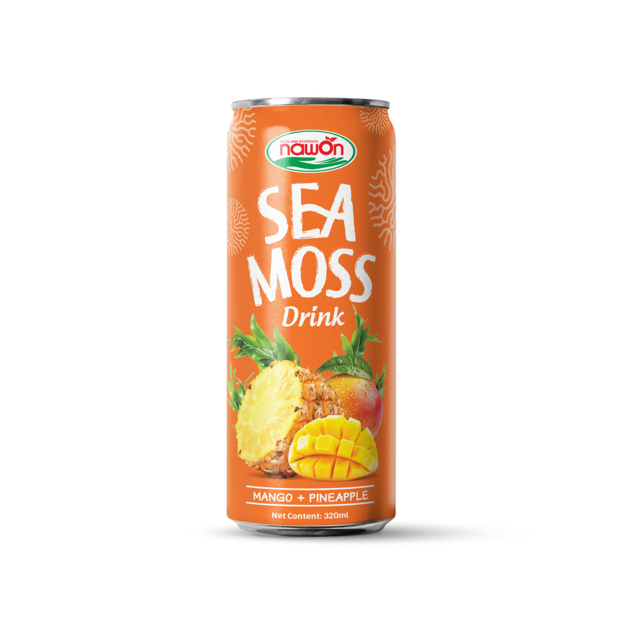 can 320ml 10 82 fl oz sea moss drink mixed mango pineapple nawon