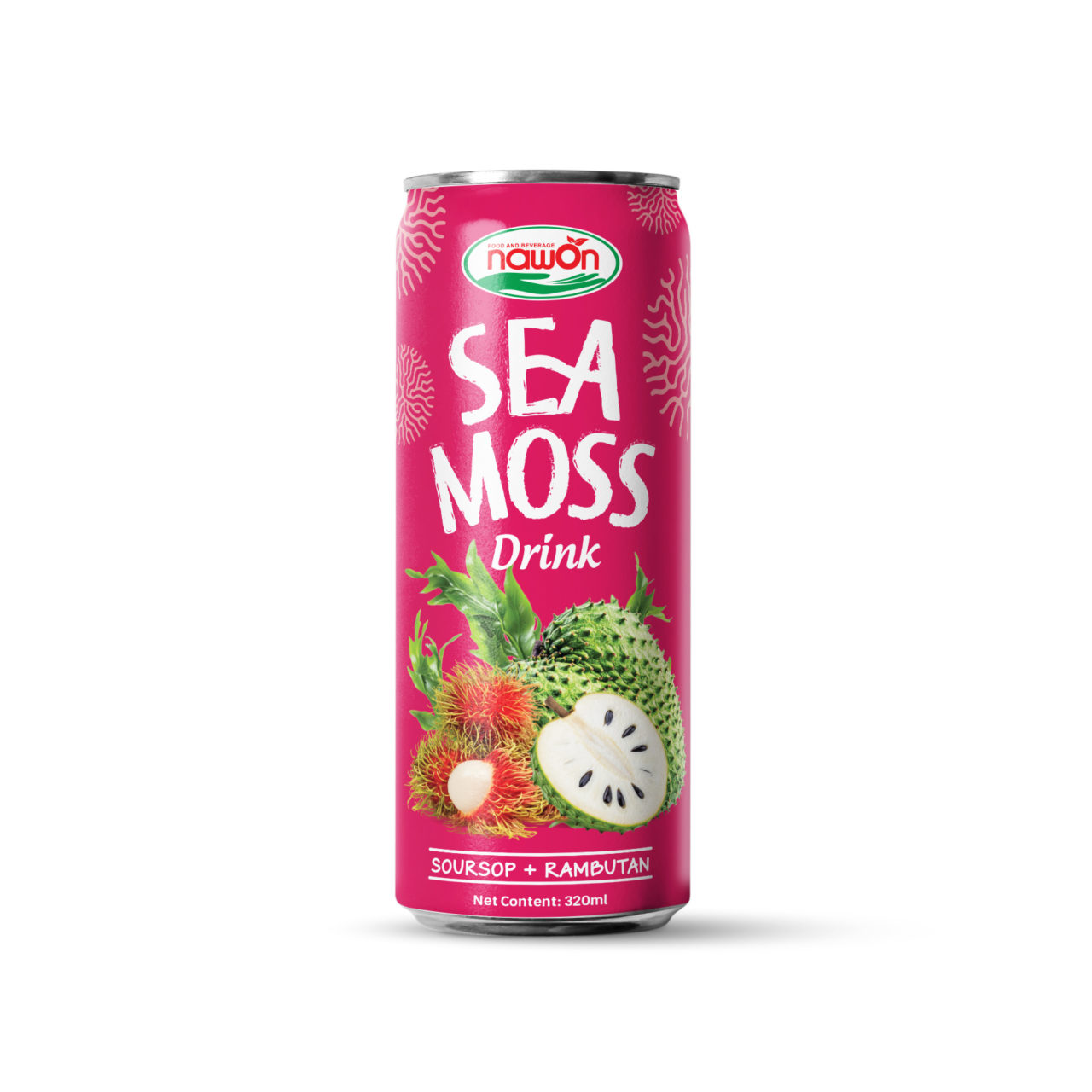 can 320ml 10 82 fl oz sea moss drink mixed soursop rambutan nawon