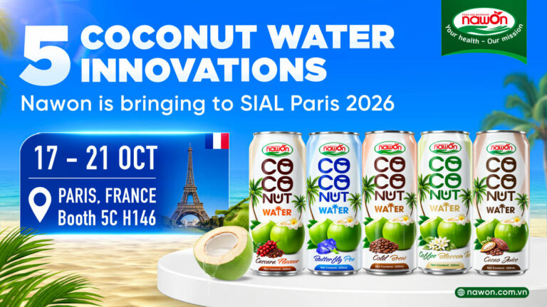 5 Coconut Water Innovations Nawon Is Bringing to SIAL Paris 2026 – Booth 5C H146
