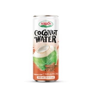 can 320ml 10 82 fl oz cinnamon coconut water with warm and aromatic taste nawon
