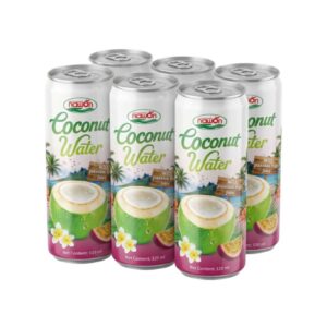 can 320ml 10 82 fl oz coconut water meets zesty passion fruit creating a vibrant drink with bright fruity notes nawon