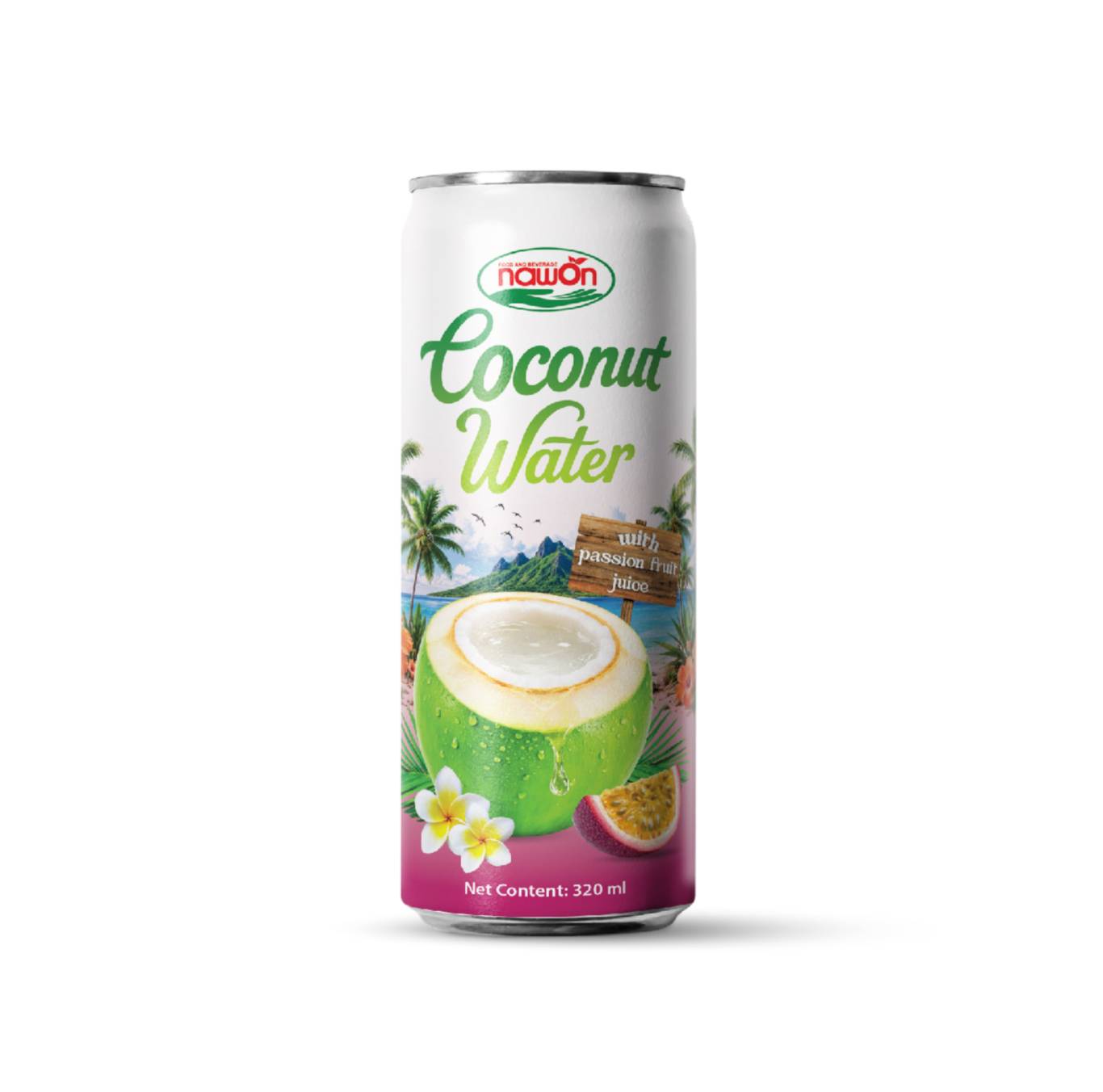 can 320ml 10 82 fl oz refreshing coconut water with passion fruit juice and bright tangy fruit taste nawon can 320ml 10 82 fl oz refreshing coconut water with passion fruit juice and bright tangy fruit taste nawon