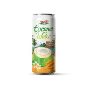 can 320ml 10 82 fl oz smooth coconut water paired with ripe mango for a luscious naturally sweet tropical experience nawon
